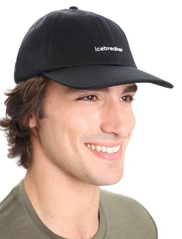 Chapeaux Icebreaker Unisex Merino 6 Panel Homme Noir | FR 1096SGLO